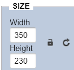 Image width and height